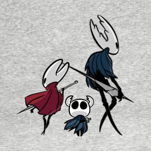 The hollow knight, hornet, and the knight (ver. 2) T-Shirt